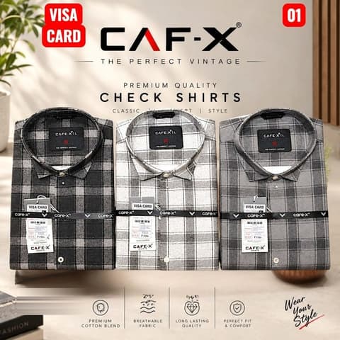 CAFE-X VISA CARD shirts, catalogue photo